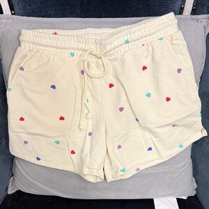 Wildfox Drawstring Heart Shorts